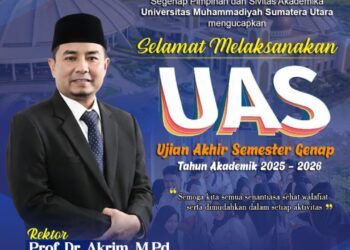 Ujian Akhir Semester (UAS) Program Studi Teknik Mesin UMSU Tahun Akademik 2025/2026