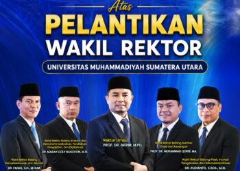 Pelantikan Wakil Rektor dilingkungan Universitas Muhammadiyah Sumatera Utura
