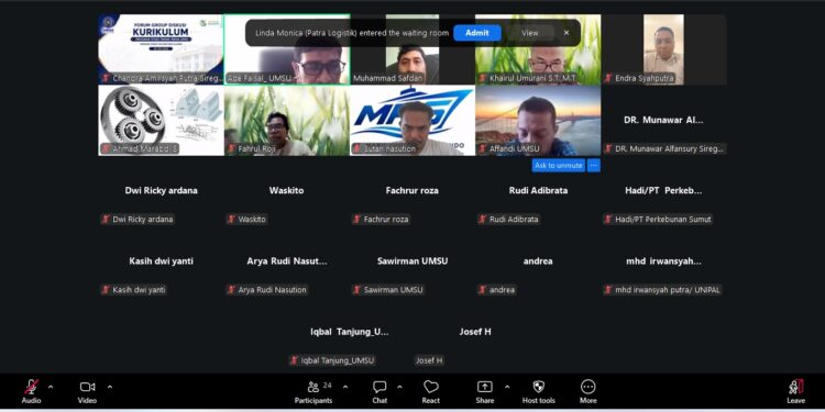 Prodi Teknik Mesin UMSU Gelar FGD Penguatan Kurikulum Bersama Stakeholder dan Alumni