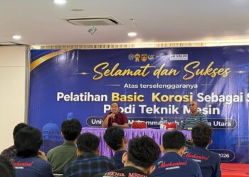 Pelatihan Basic Korosi Perkuat Kompetensi Mahasiswa Teknik Mesin UMSU