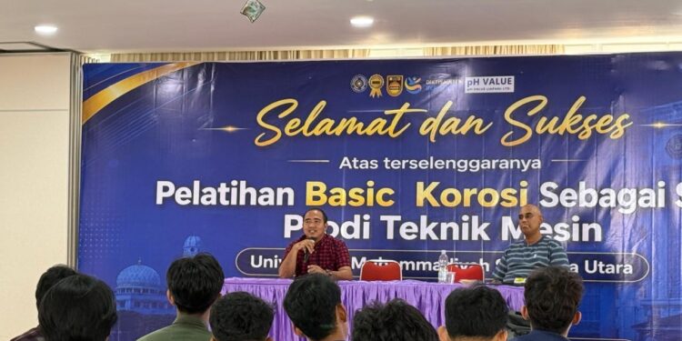 Pelatihan Basic Korosi Perkuat Kompetensi Mahasiswa Teknik Mesin UMSU
